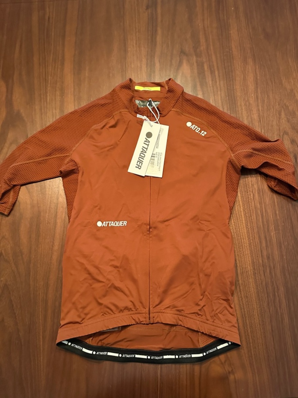 Attaquer All Day Rust Orange Cycling Jersey